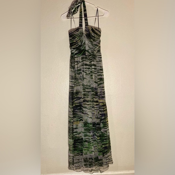 matti m Dresses & Skirts - matti m Green and Multicolor Long Dress Size Small